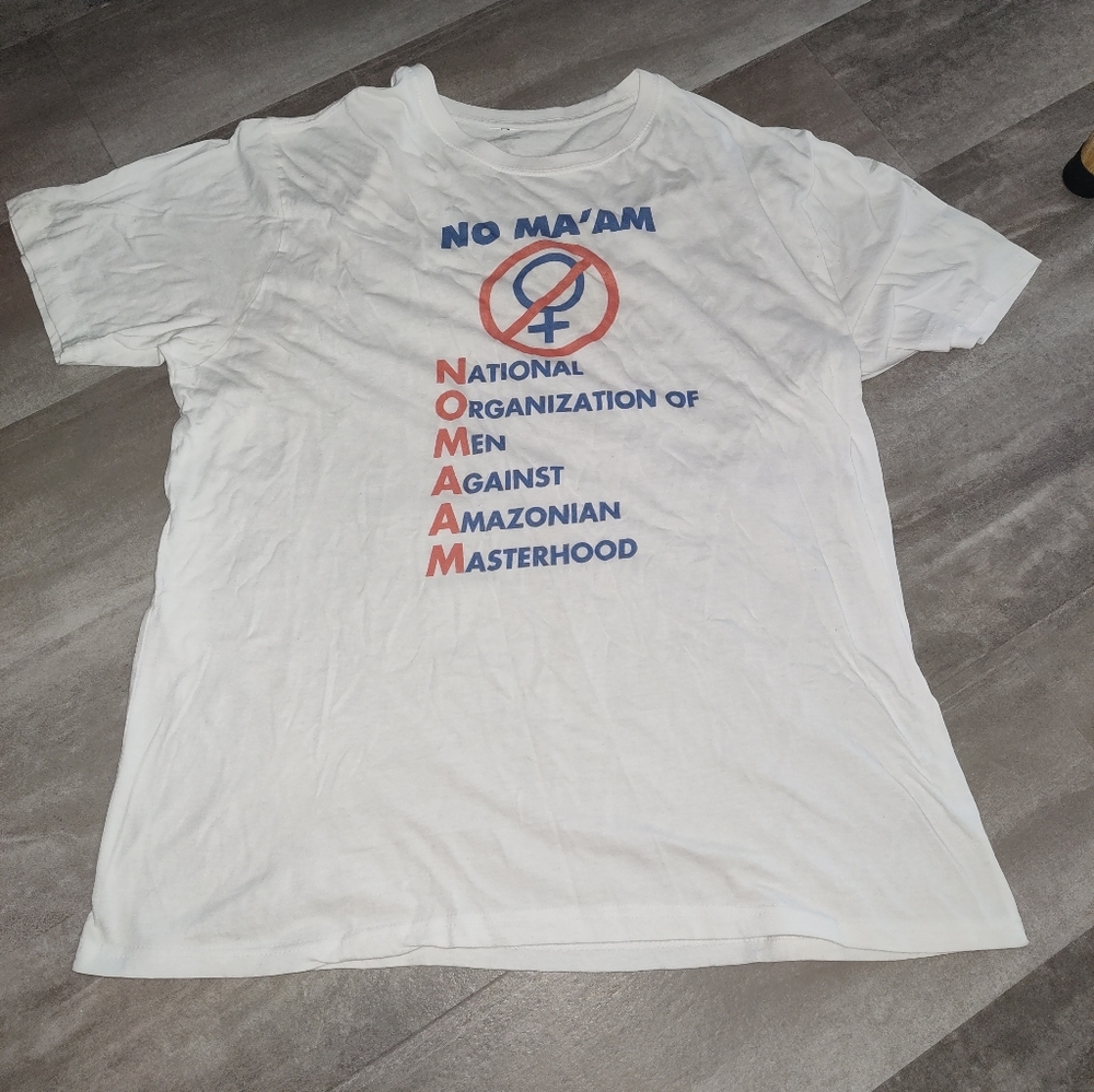 NO MA’AM Graphic T-Shirt Married With Children Parody Men’s 2X Humor Tee
